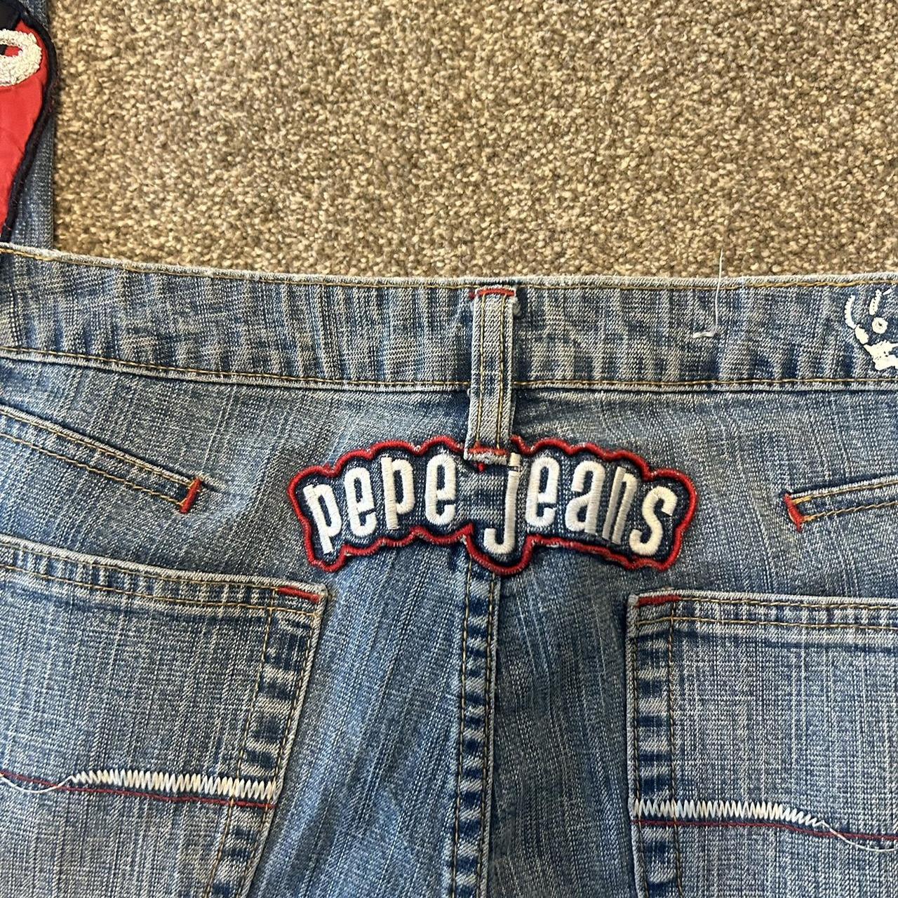 Y2k Pepe Low rise flared Jeans Size: 30 Condition: | Depop