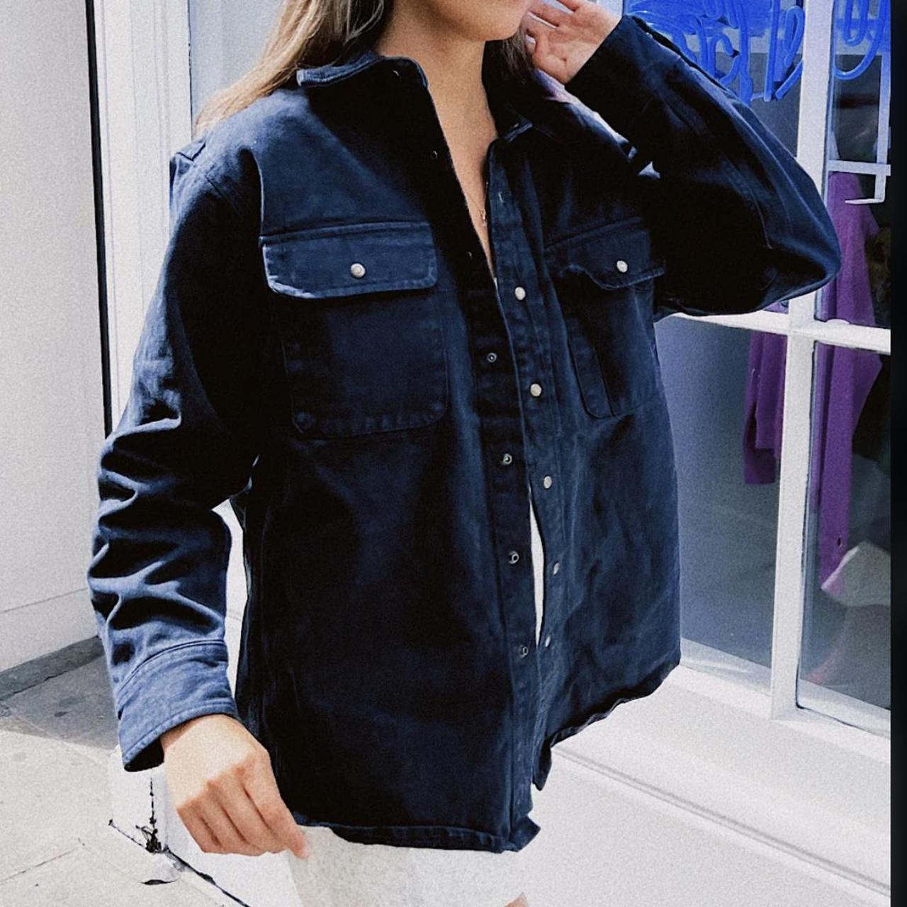 Brandy Melville Nancy Cotton Jacket Worn a few... Depop