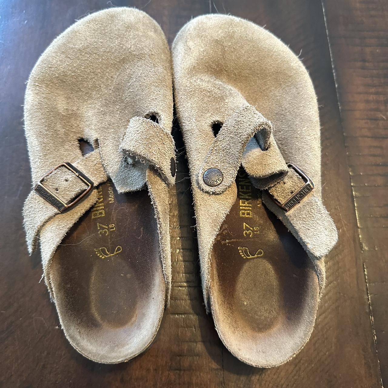 mens taupe birkenstocks