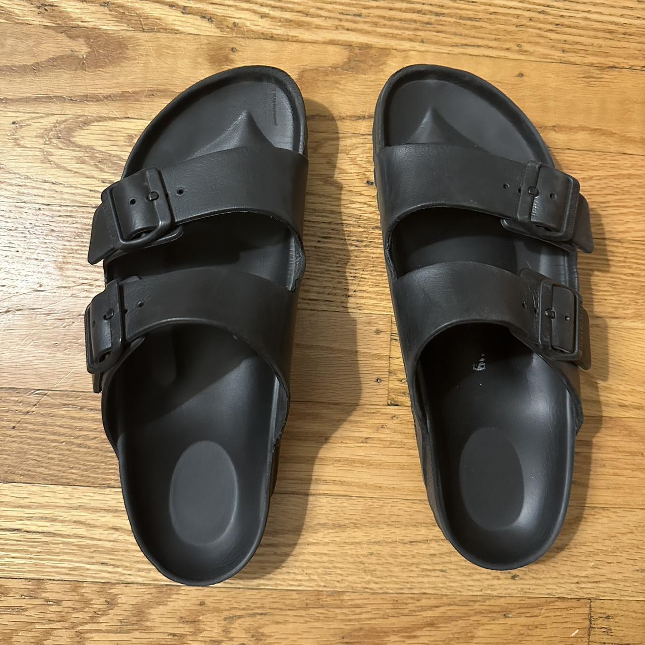copper rubber birkenstocks