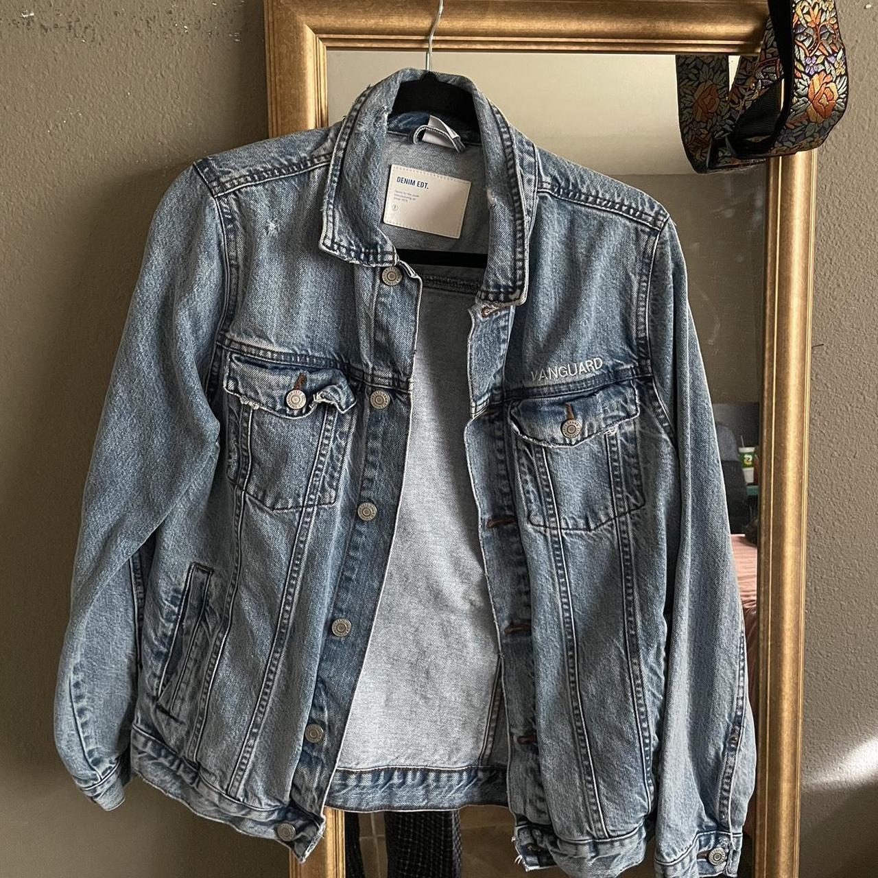 Zara denim jacket in a size 1314. This jacket fits... Depop