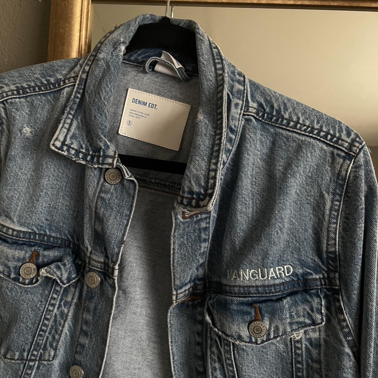 Zara denim jacket in a size 1314. This jacket fits... Depop
