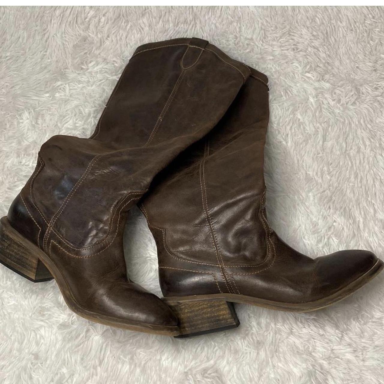 Steve Madden Women's Brown Boots Depop