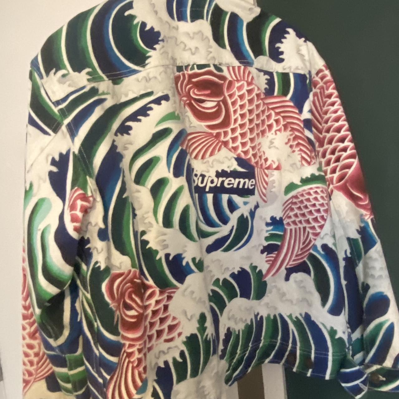 Supreme waves work jacket. Worn twice, very rare | Depop