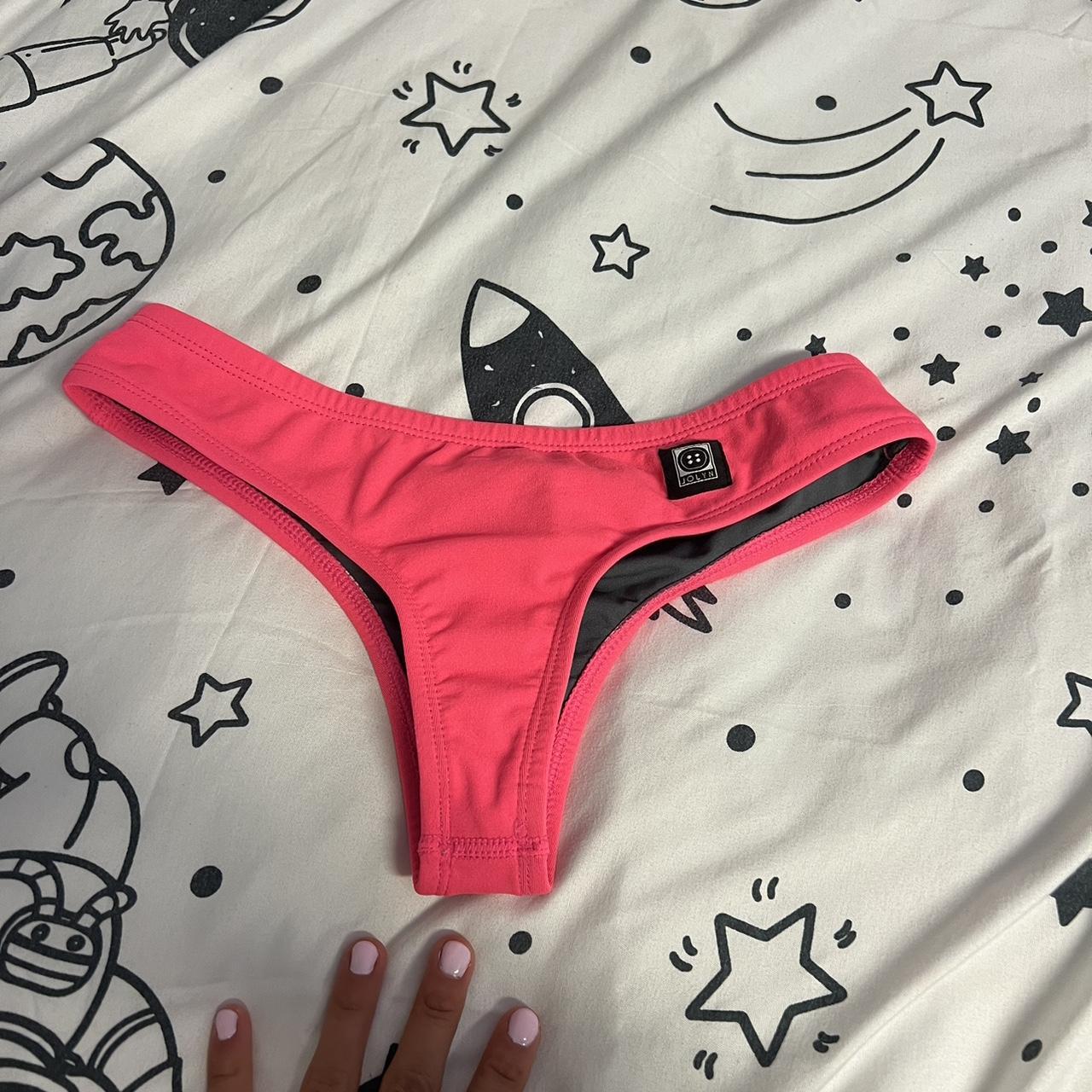 Jolyn duke bikini bottoms hot pink never worn and... Depop
