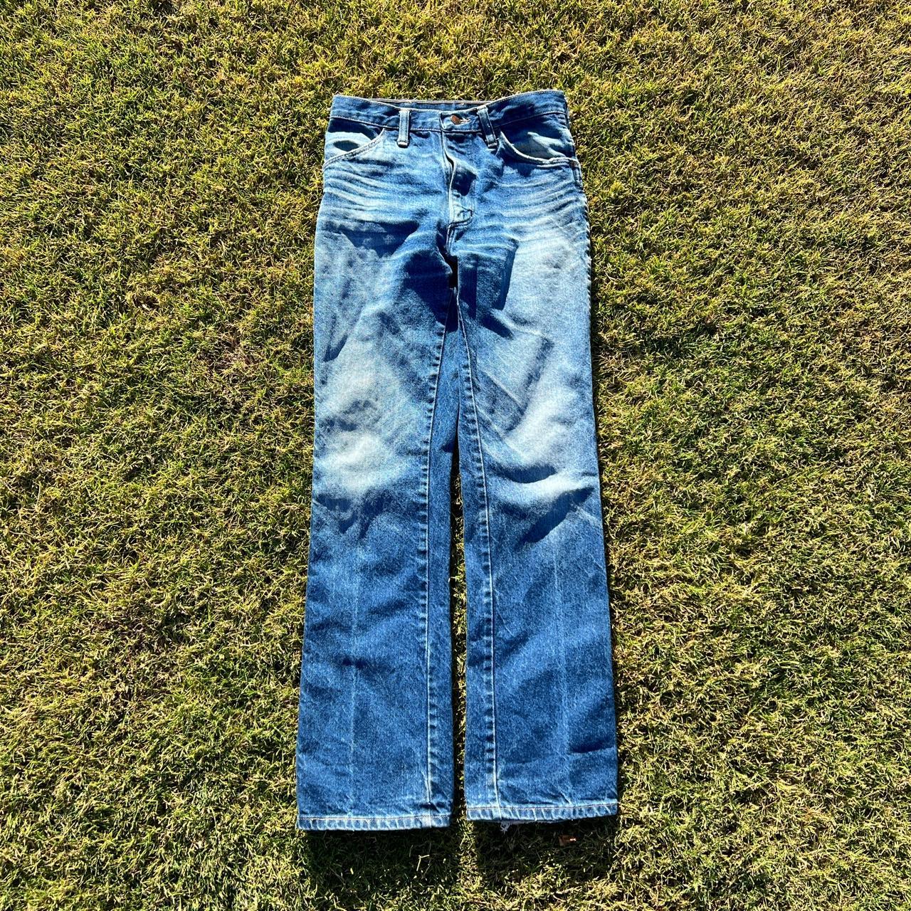 Vintage 1980s rustler jeans -amazing fade throughout - Depop