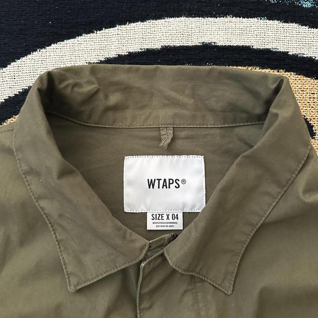 トップス WTAPS 21AW VIBES LS OLIVE MEDIUM WTAPS Buds / LS / Cotton. Twill shirt olive | Depop