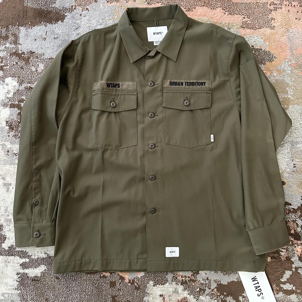 WTAPS Buds / LS / Cotton. Twill shirt olive...