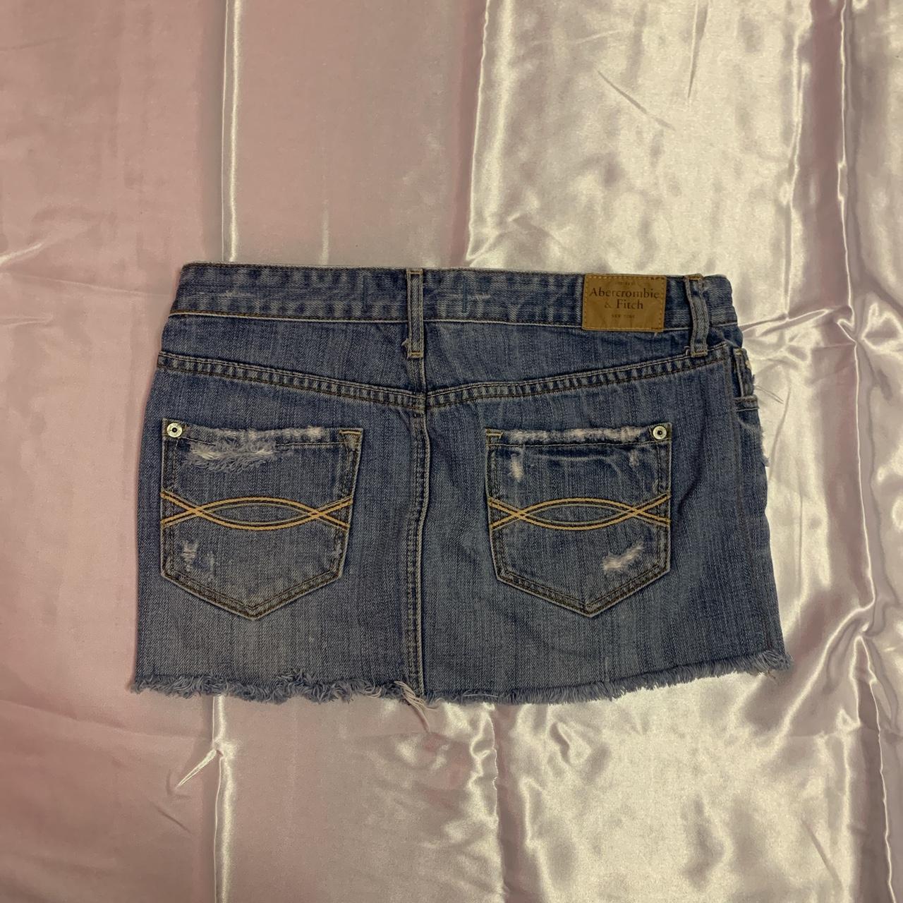 Abercrombie & Fitch Women's Blue Skirt | Depop