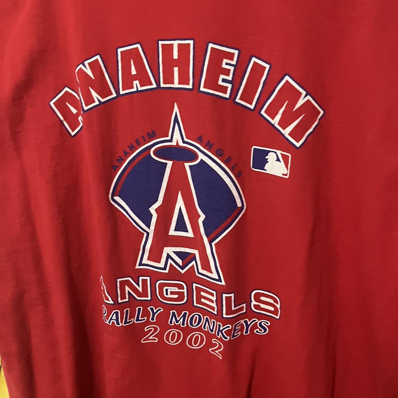 Vintage 2002 Anaheim Angels World Series Champions - Depop