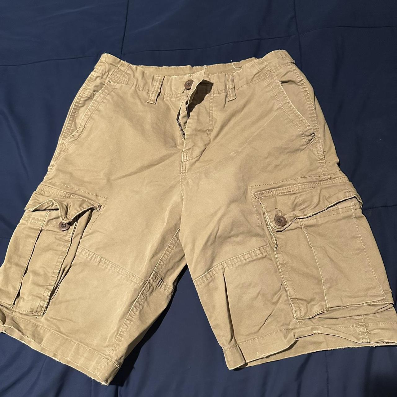 American Eagle Men's Tan Shorts | Depop