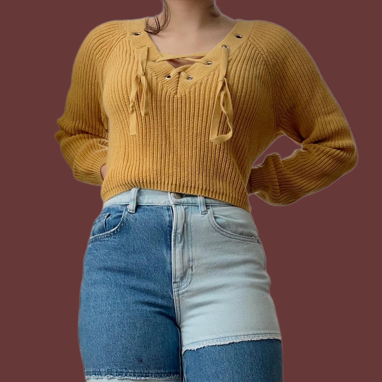 Pacsun yellow sweater sale