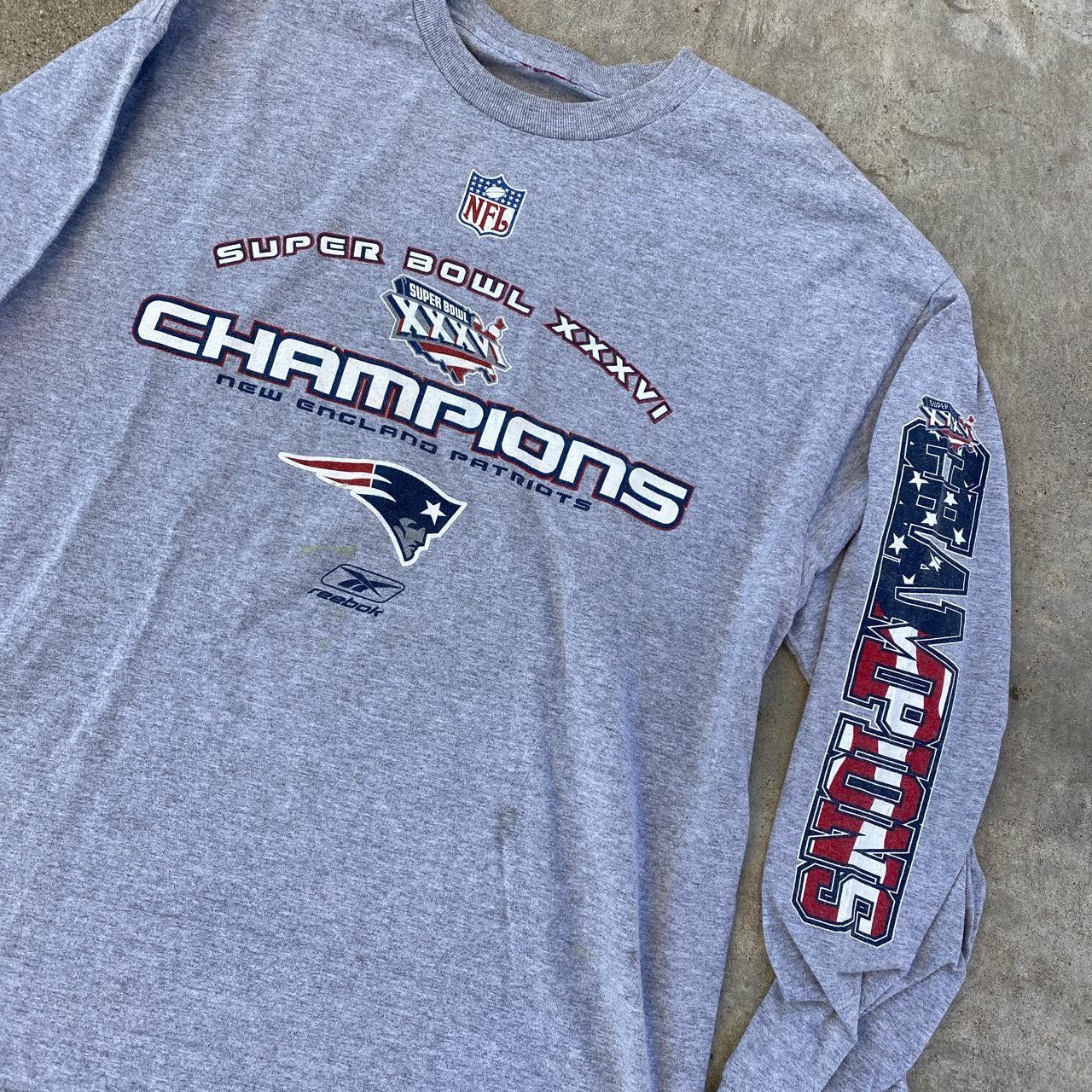 Vintage NFL Patriots T-Shirt: Super Bowl XXXIX - Depop