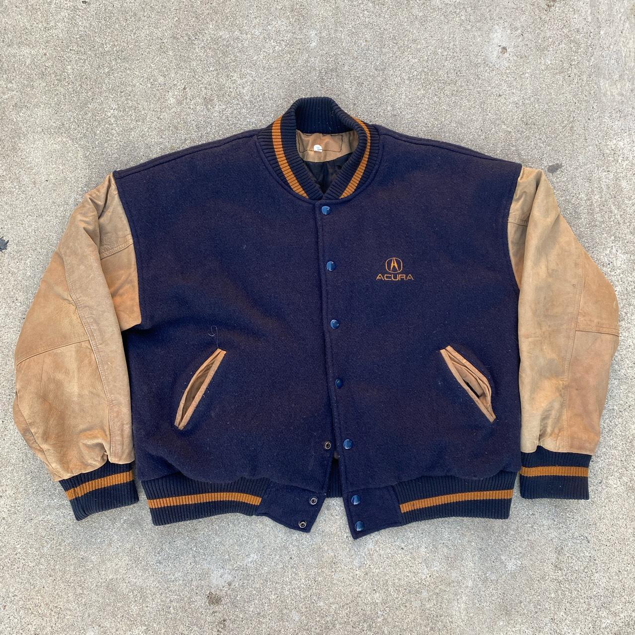 Vintage 90s Acura Varsity Jacket Measurements 24/26 - Depop