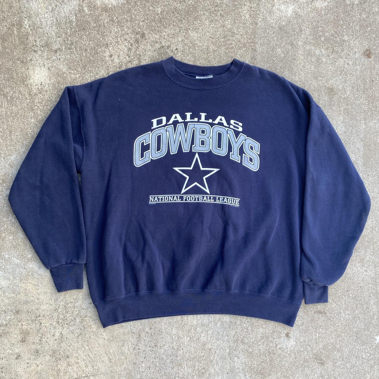 Vintage 1998 NFL Football Dallas Cowboys Crewneck... - Depop