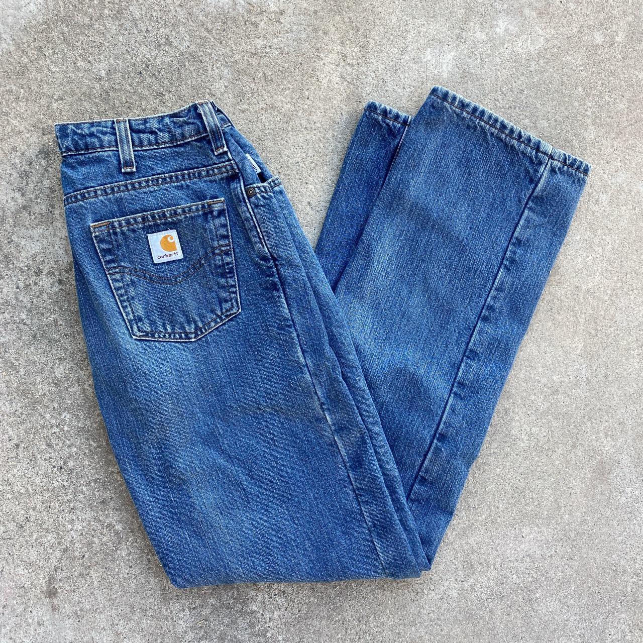 Carhartt Denim Jeans Women’s Measurements Tagged... - Depop