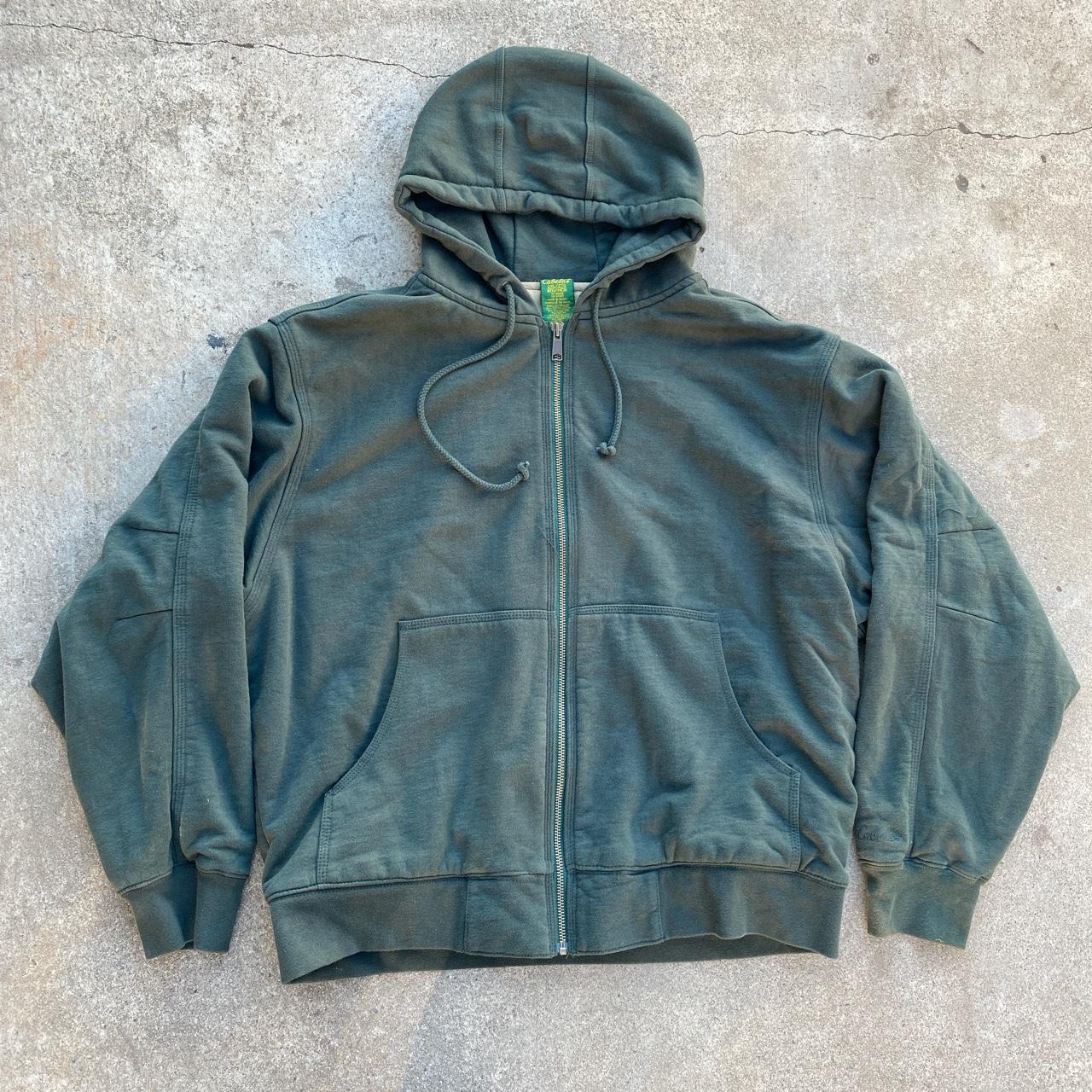 Vintage 90s Cabela’s Forrest Green Thick Heavy... - Depop