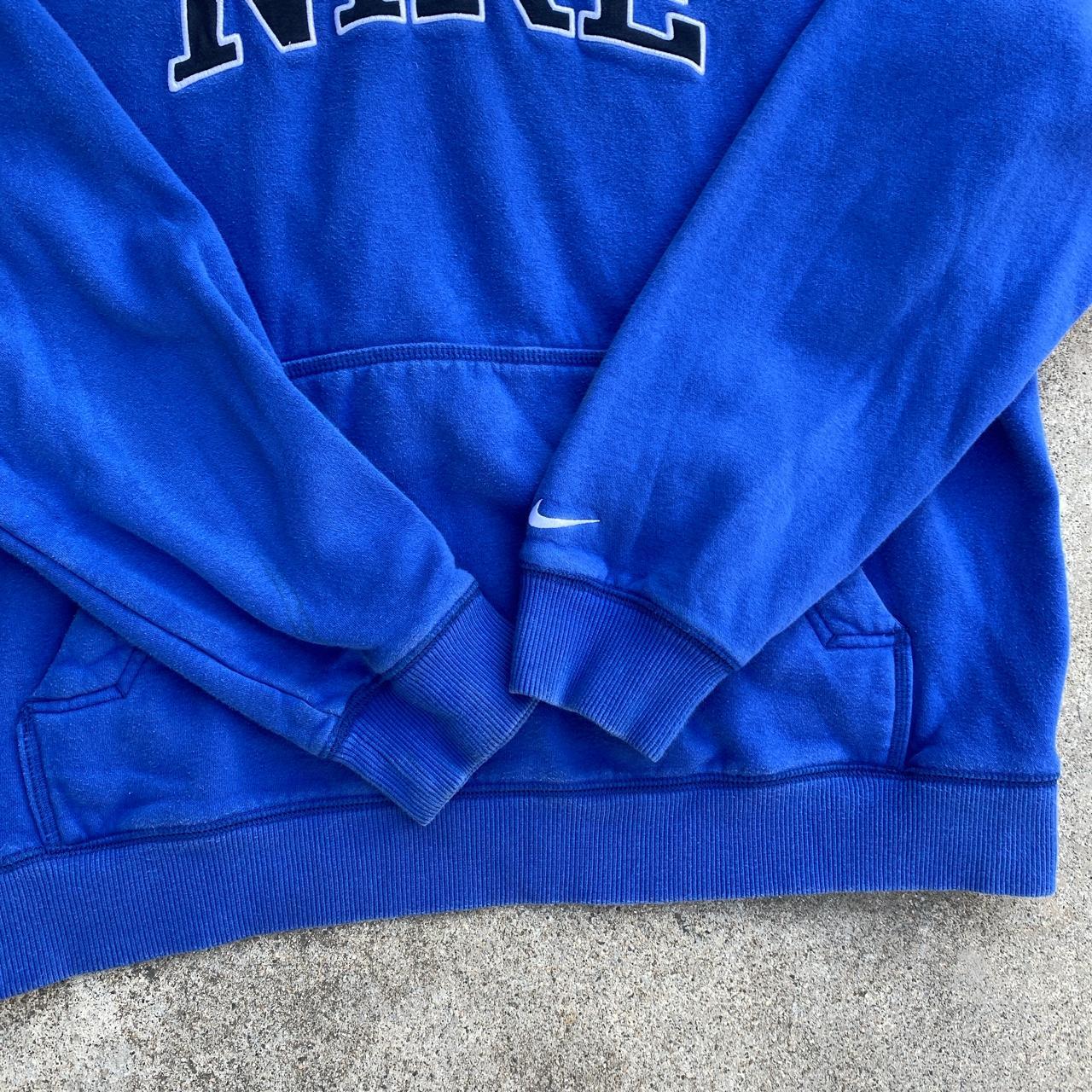 Early Y2K Nike Blue Hoodie Measurements 25/28 - Depop