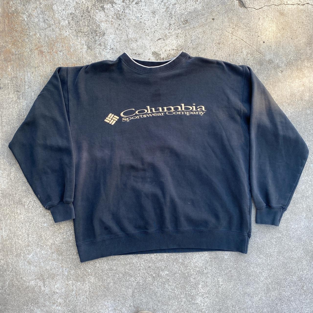 Vintage 90s Columbia Sportswear Company Black Heavy... - Depop