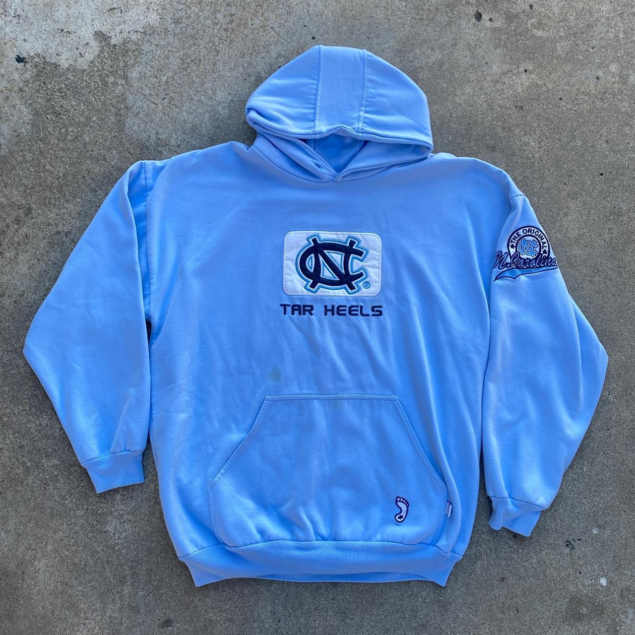 nike repeat pack logo taping polyknit hoodie in steel blue