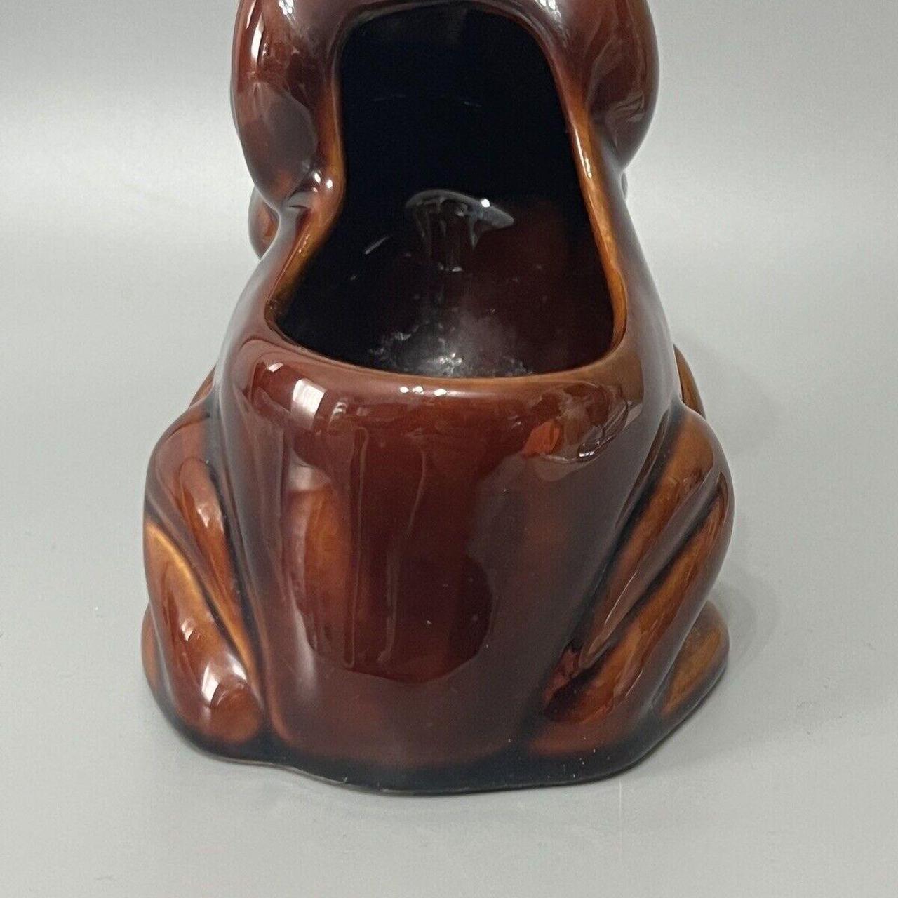 Vintage Denmead Pottery Frog Planter Vase Plant Pot... Depop