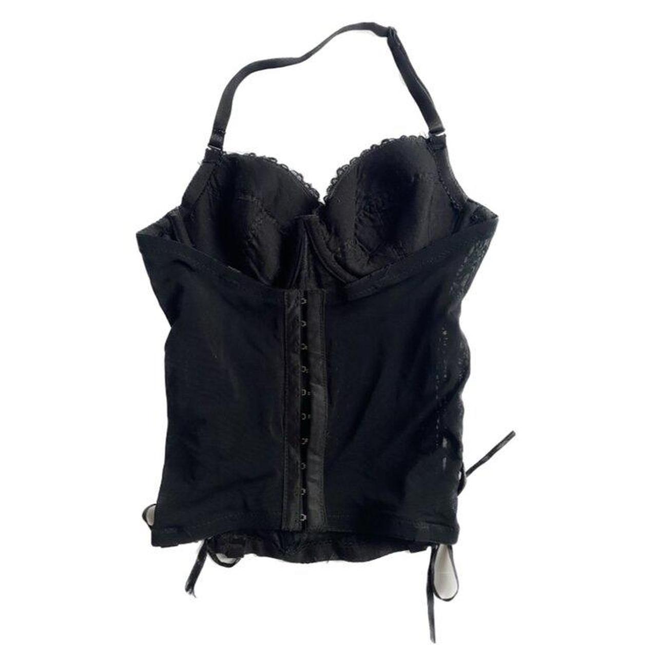 Black Halter Neck Corset Top Size S Condition Depop 7849