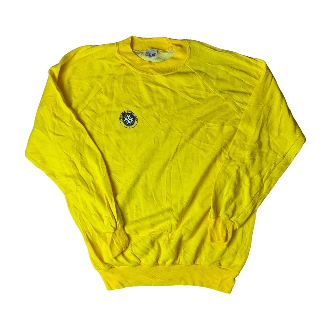Men's Yellow Sweatshirt | Depop