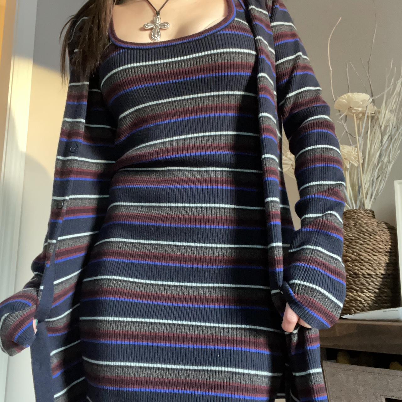 T by Alexander Wang Women's Bodycon Dress Multi/Purple M – T