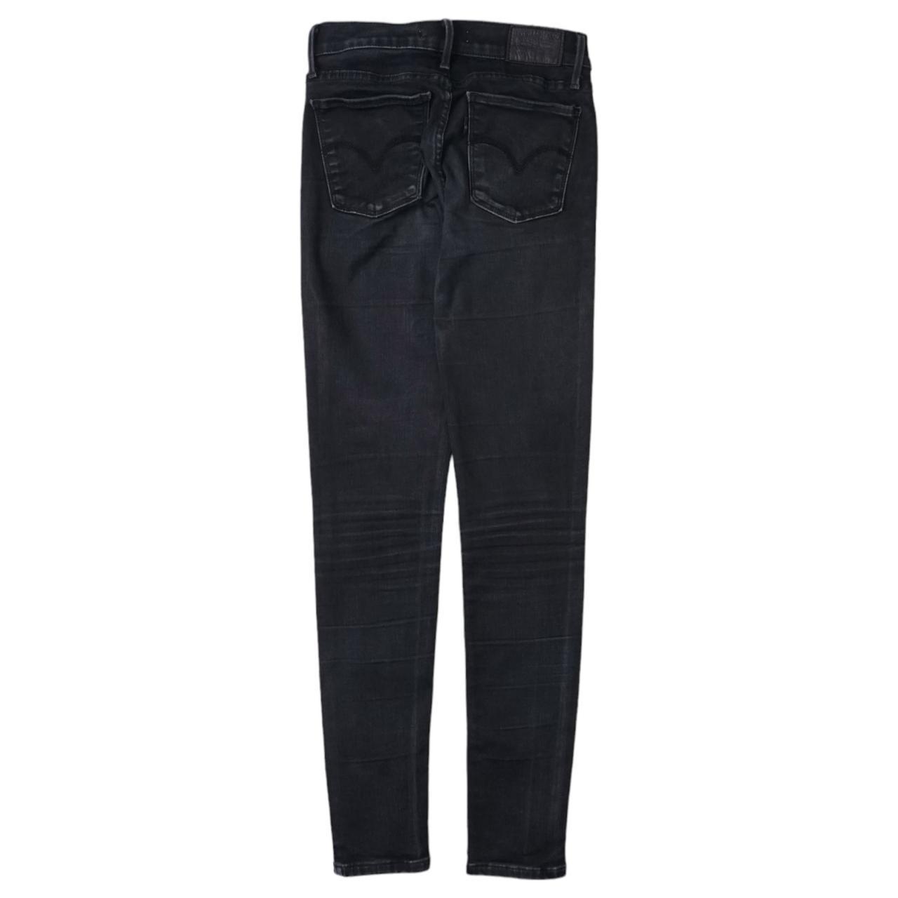 Levi's 710 super on sale skinny black jeans