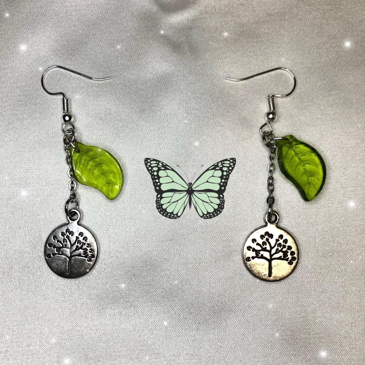 Lovely leaf newest earrings