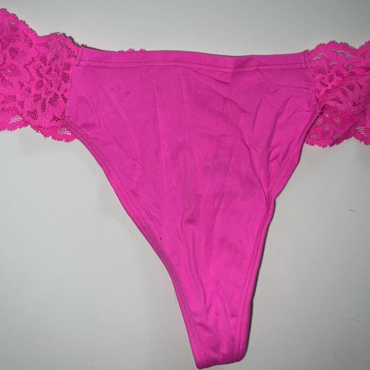 Victoria's Secret Women's Pink Panties | Depop