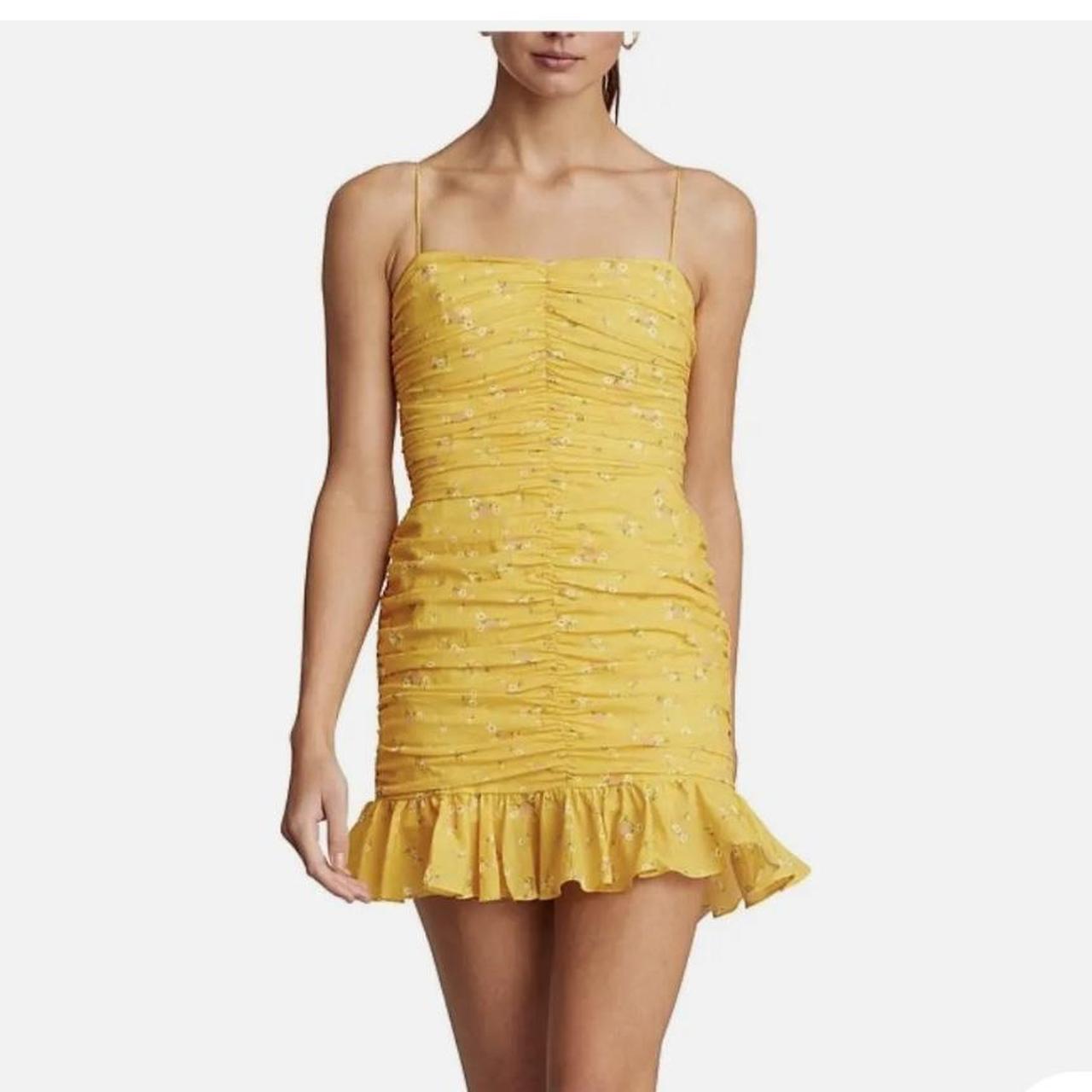 Bec and bridge yellow mini dress best sale