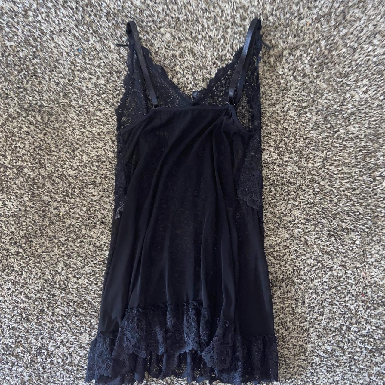 Oh La La Cheri Paris Black Lace Lingerie Slip... - Depop