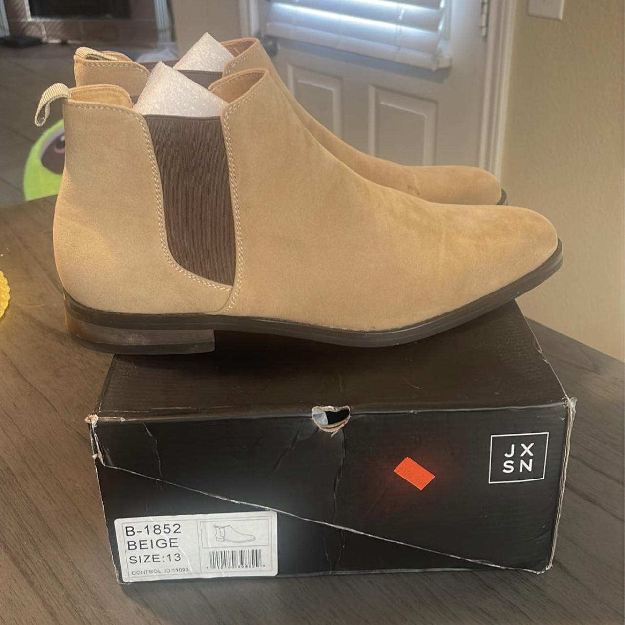 Men's Cream Boots Depop