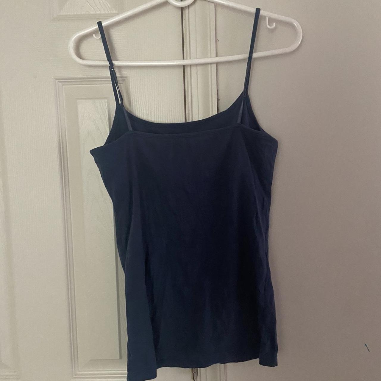 Aeropostale Women's Blue and Navy Vest | Depop