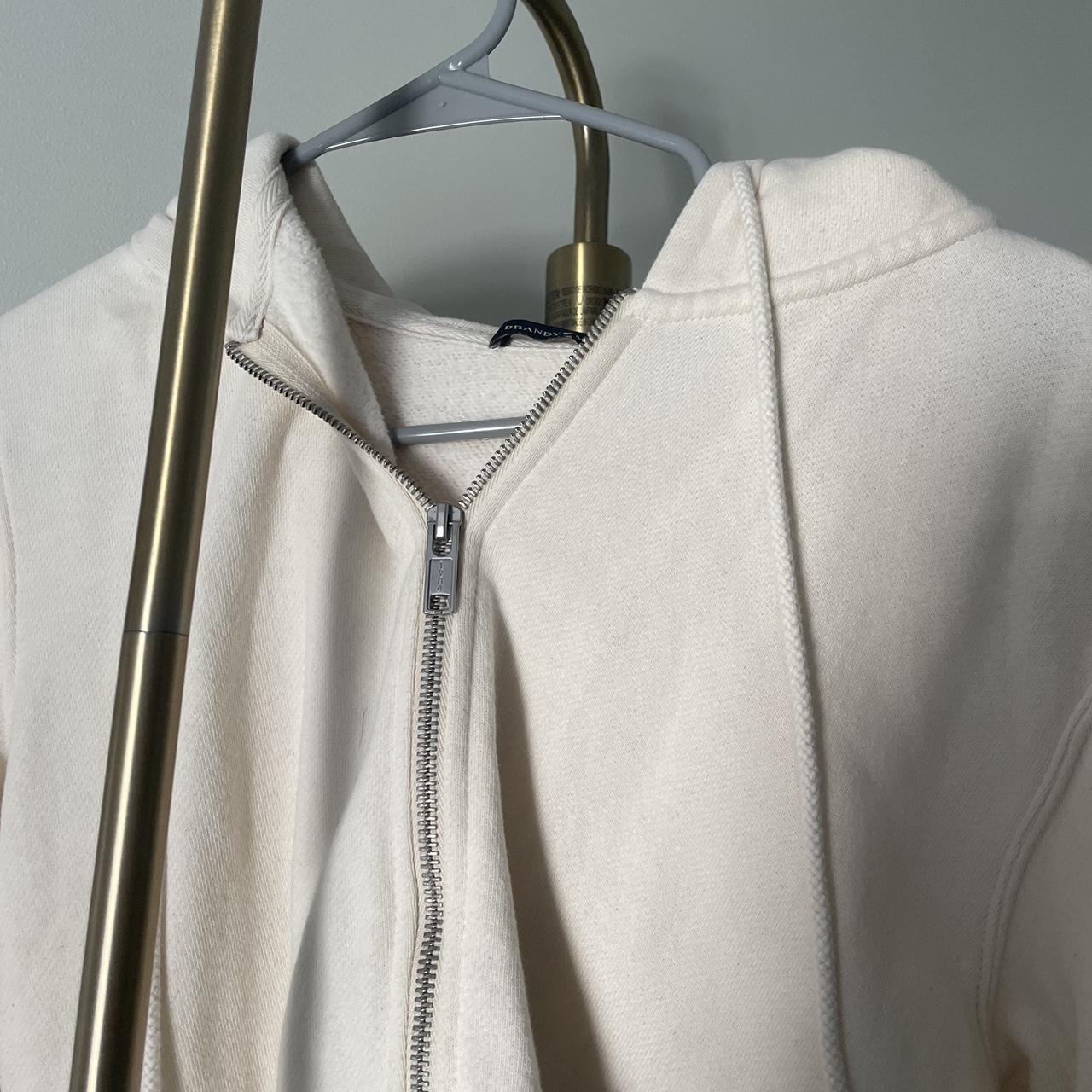 Brandy Melville Cream Jacket Never Worn 0 flaws Depop