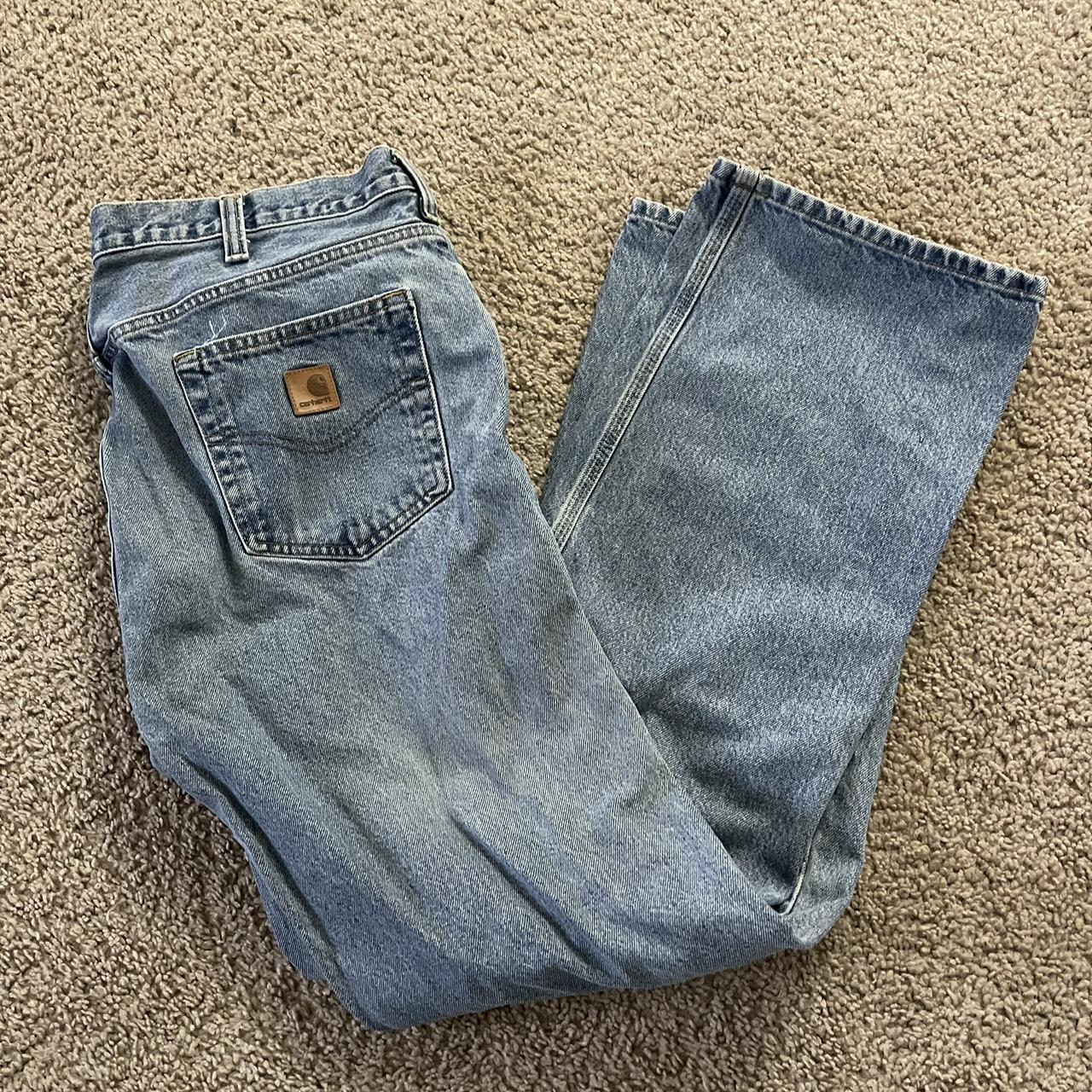 Carhartt WIP Men's Blue and Navy Jeans