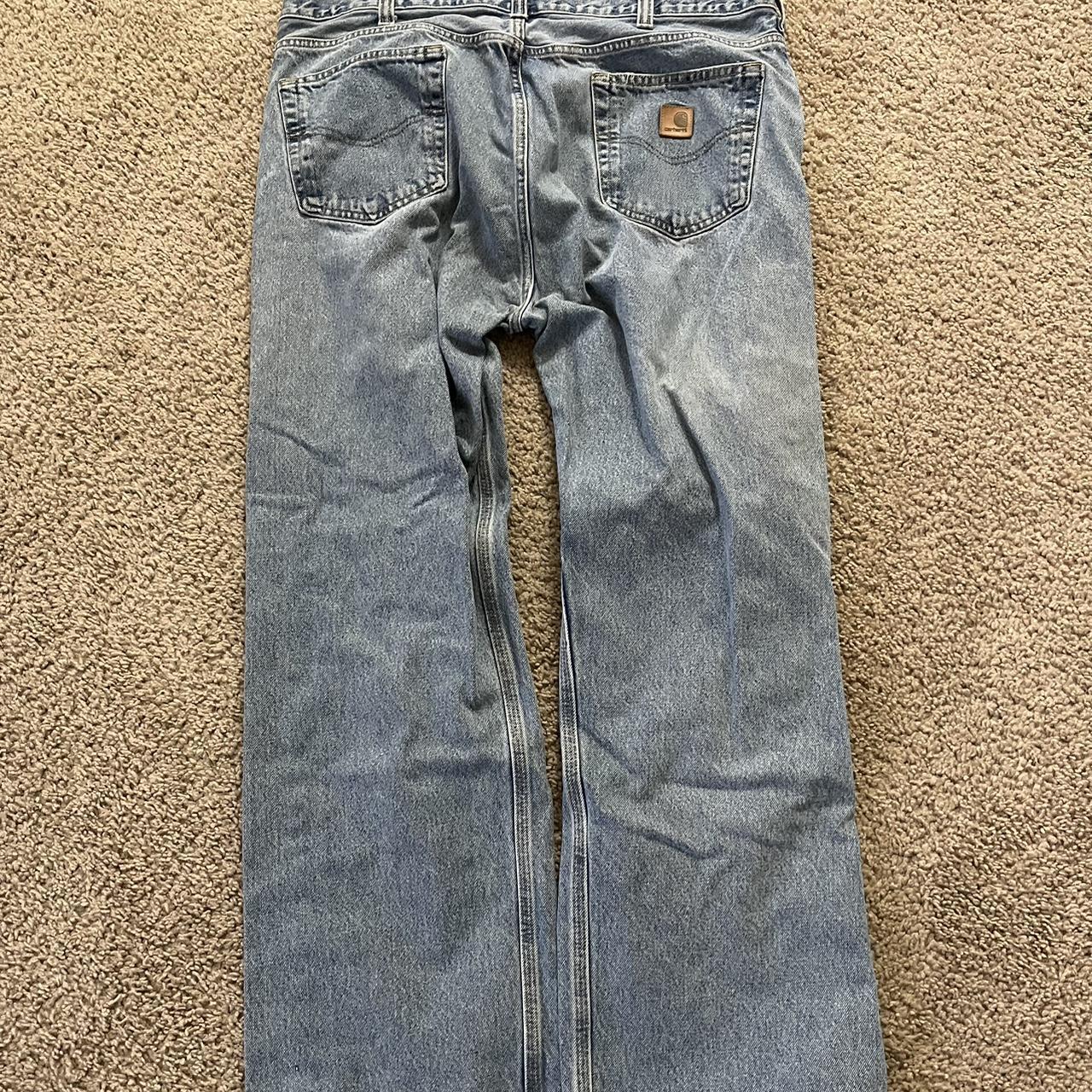 Carhartt WIP Men's Blue and Navy Jeans (4)