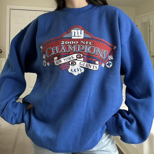 New York giants crew neck vintage Tultex tag mad - Depop