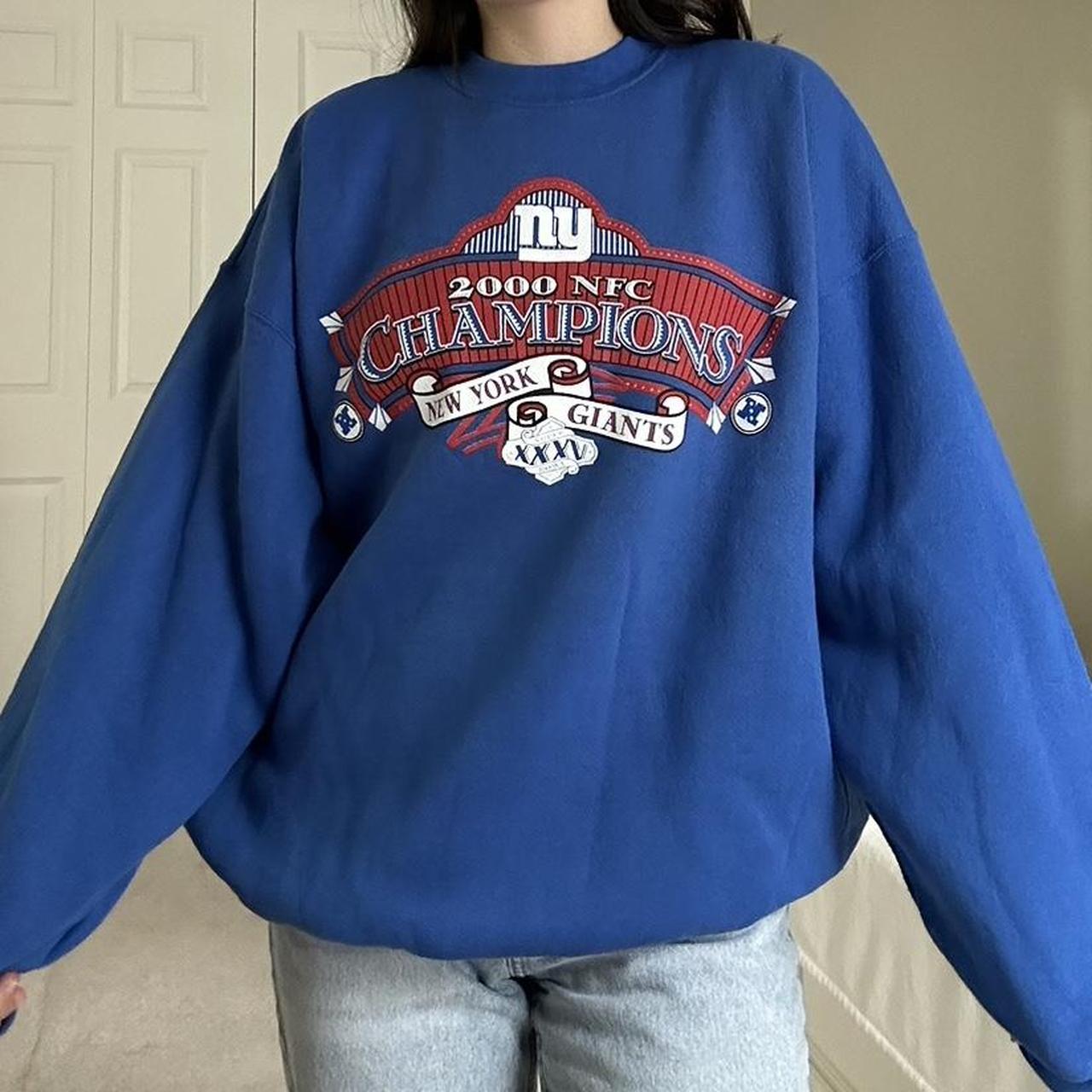 Vintage NY Giants crewneck. This thing is absolutely - Depop