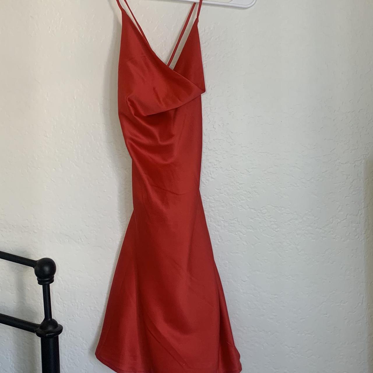 Princess Polly Women's Red Dress | Depop