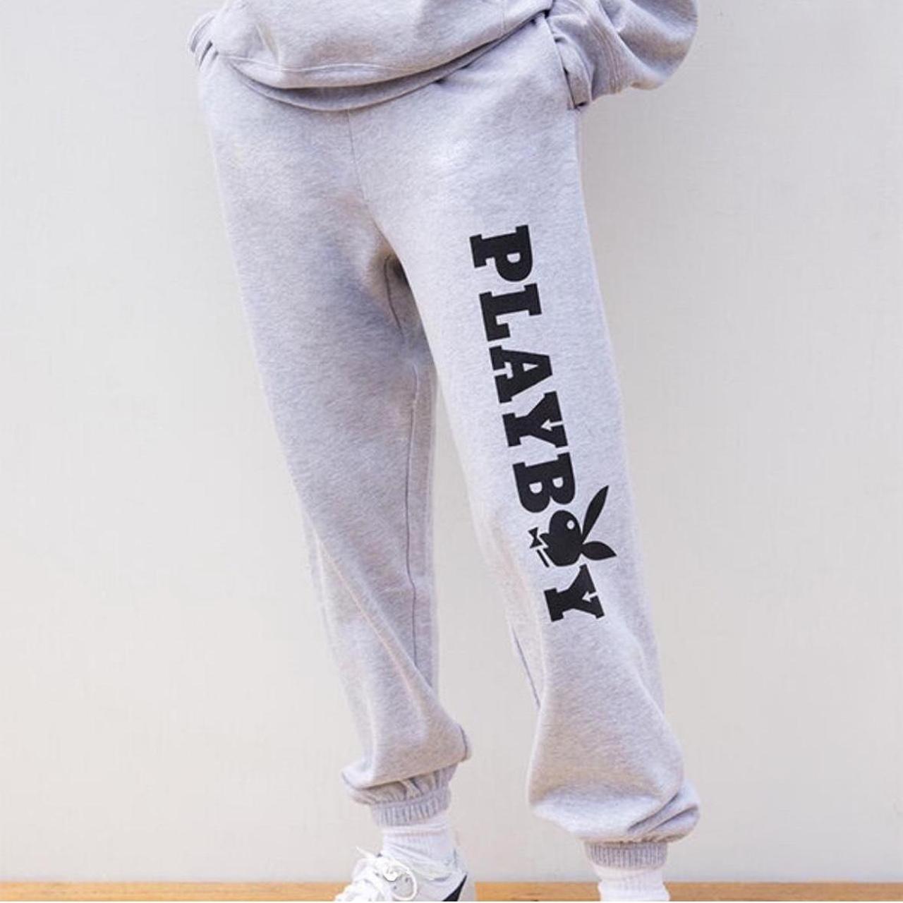 Playboy by Pacsun Grey Sweatpants pacsun playboy. Depop