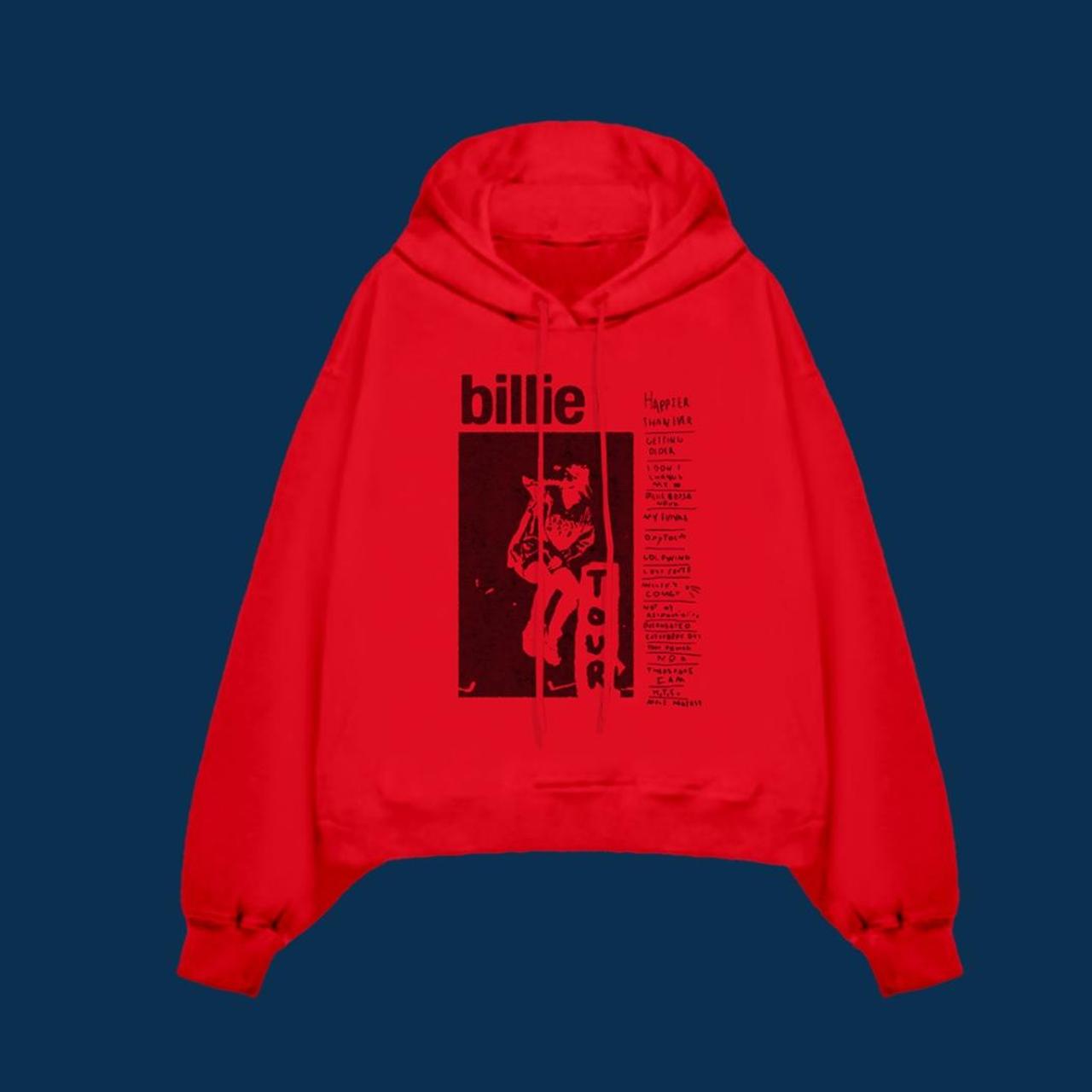 Billie Eilish Happier Than Ever World Tour Red | Depop