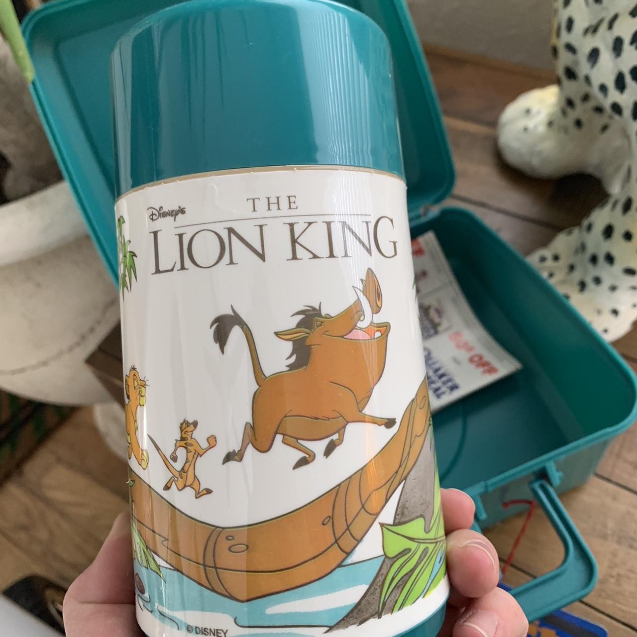 90's Lion King Hakuna Matata Lunch Box With Matching Thermos Flask