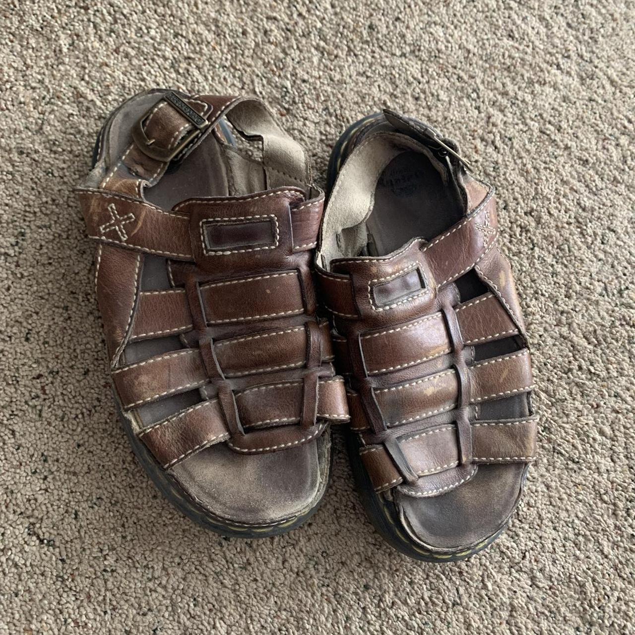 Vintage doc marten sandals Size 11 Does have... Depop