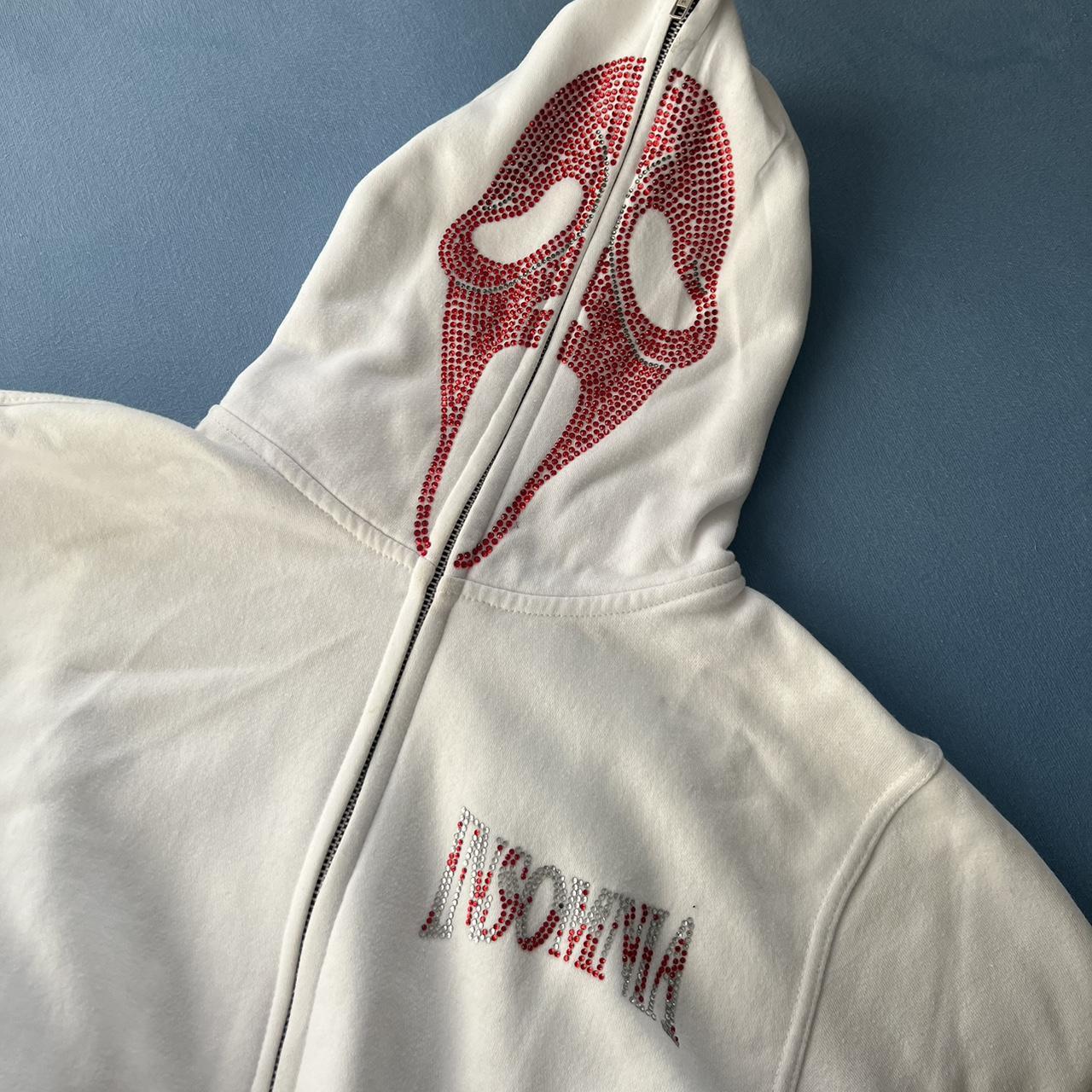 Imsomnia deals visuals zip up scream hoodie