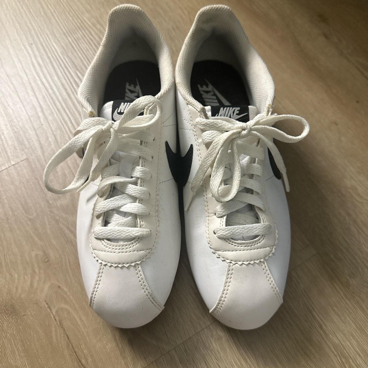 Leather white cortez outlet trainers womens