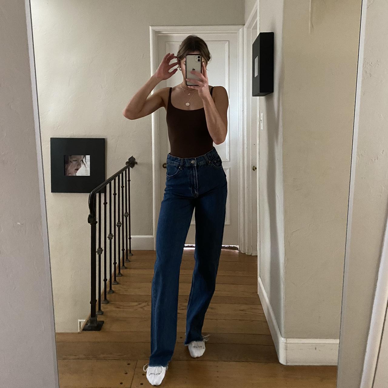 Zara Jeans The 90’s Full Length Size: EUR 36 USA 4 - Depop