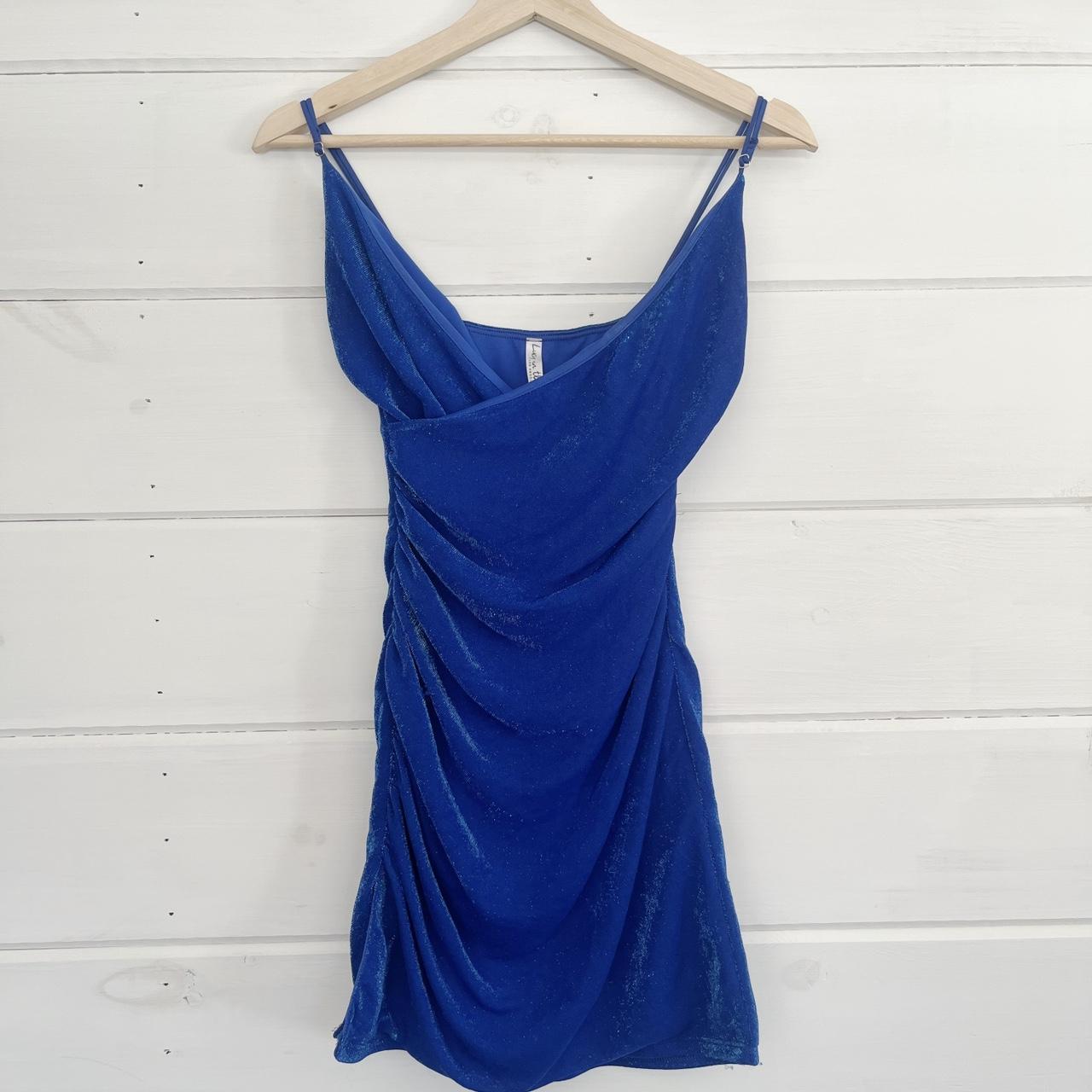 lucy-in-the-sky-blue-dress-worn-once-color-is-depop