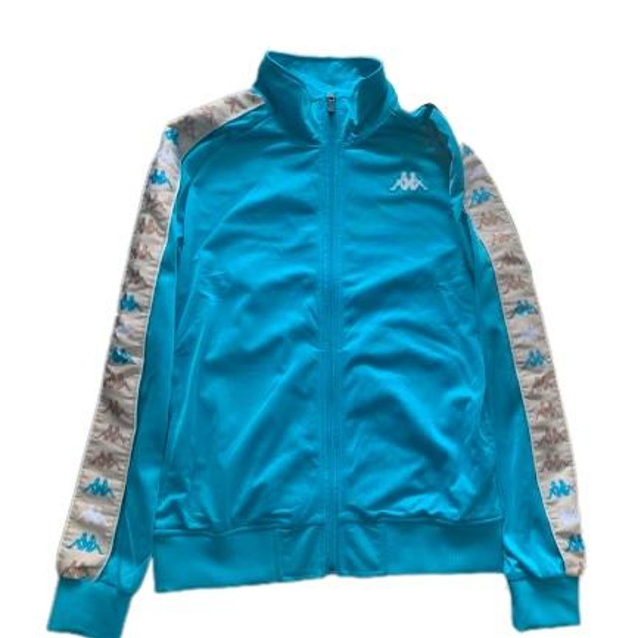 Kappa blue sale track jacket